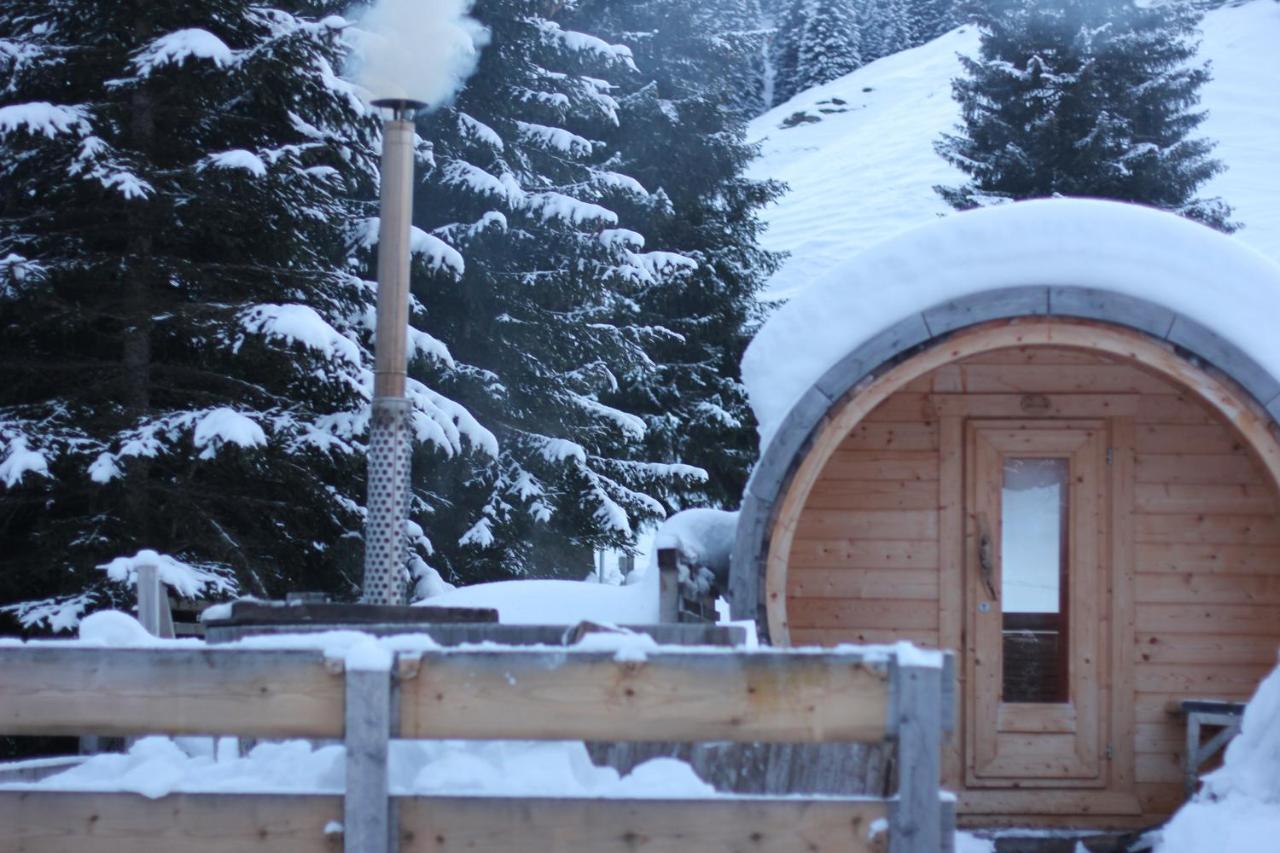 Vila Erezsaesshuette Klosters Exteriér fotografie